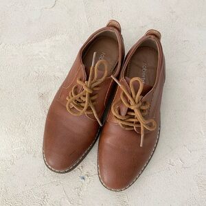 Robert David Cognac boys dress Shoes
